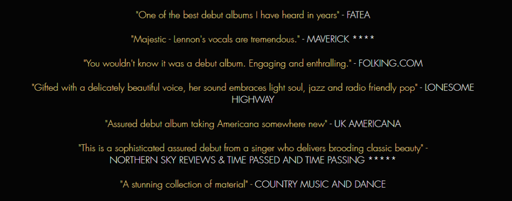 Elaine Lennon review comments